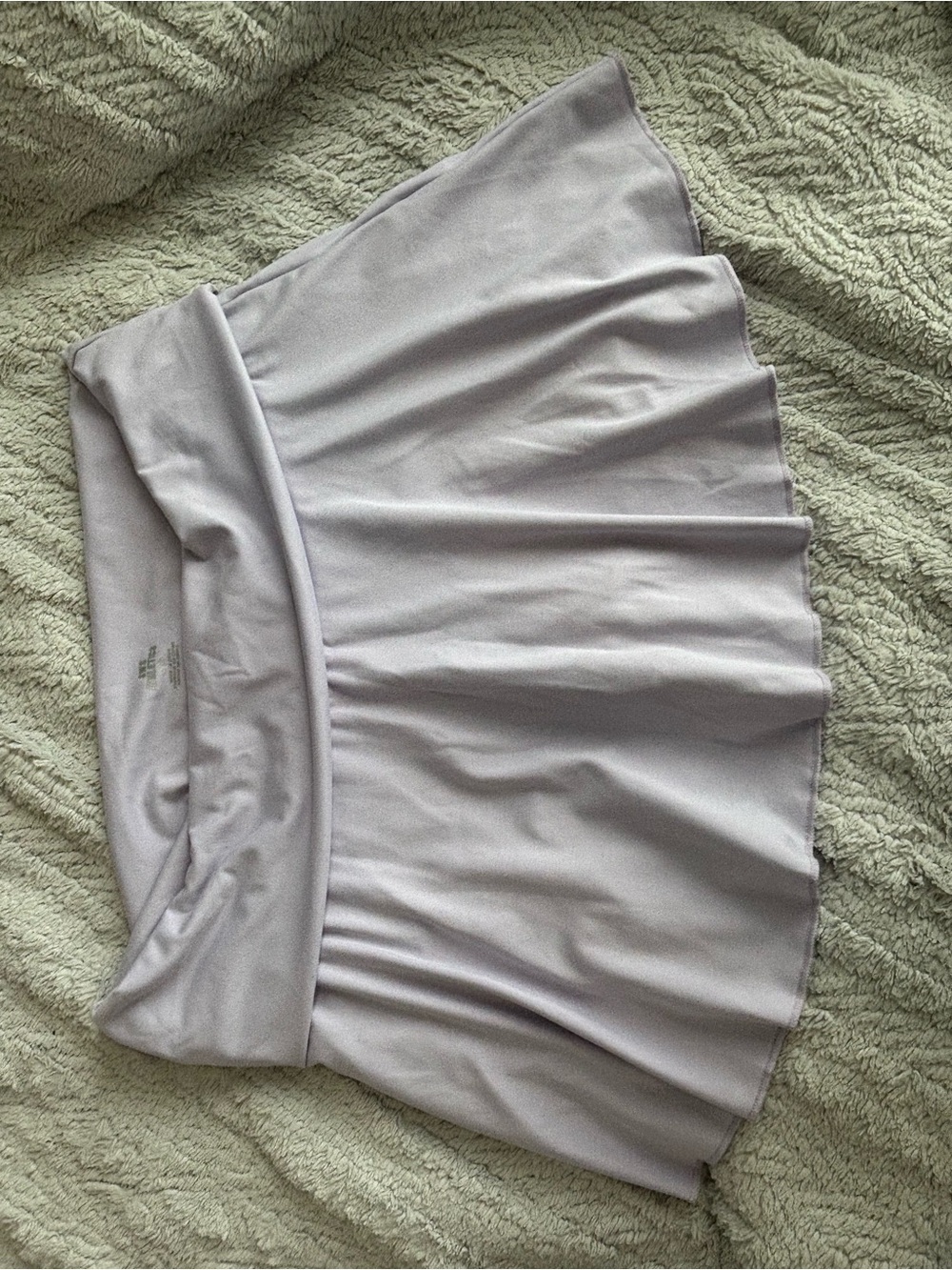 Lilac Scuba Circle Skater Skirt with Wide Waistband